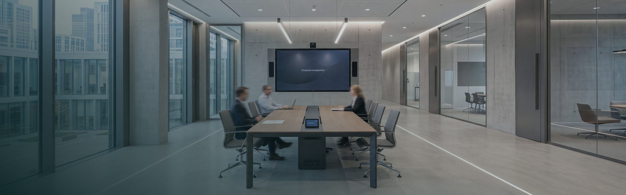 Medientechnik – Konferenzraum mit AV-Technik