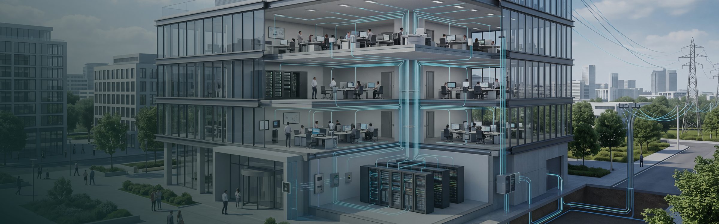 Netzwerktechnik – strukturierte Verkabelung im Serverraum