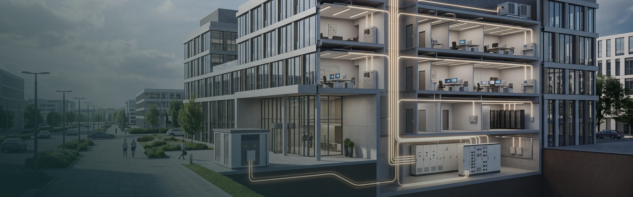 Starkstromtechnik – Hauptverteilung mit Schaltanlagen